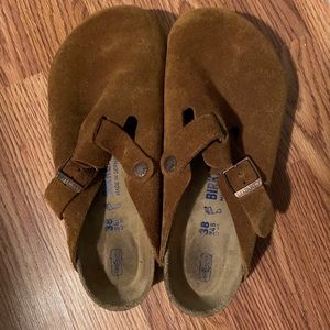Birkenstock Boston Suede Size 38